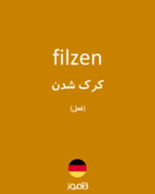  تصویر filzen - دیکشنری انگلیسی بیاموز