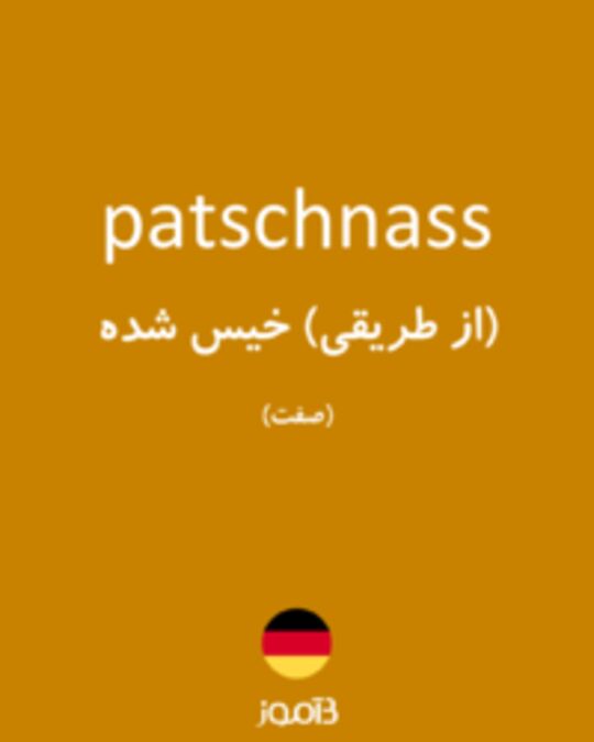  تصویر patschnass - دیکشنری انگلیسی بیاموز