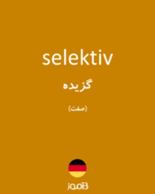  تصویر selektiv - دیکشنری انگلیسی بیاموز