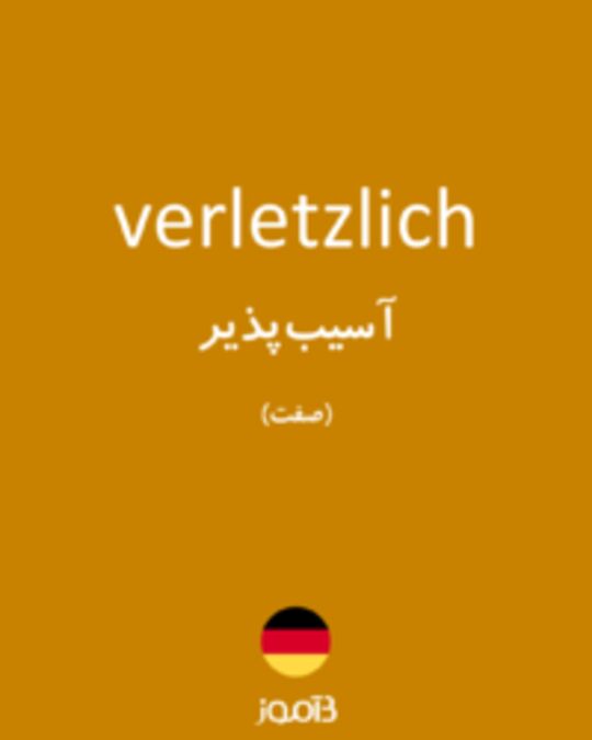  تصویر verletzlich - دیکشنری انگلیسی بیاموز