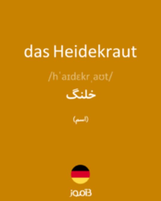  تصویر das Heidekraut - دیکشنری انگلیسی بیاموز