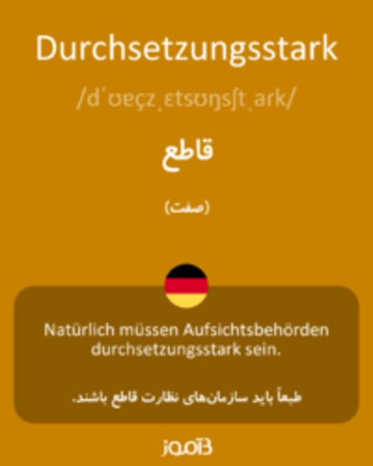  تصویر Durchsetzungsstark - دیکشنری انگلیسی بیاموز