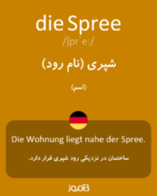  تصویر die Spree - دیکشنری انگلیسی بیاموز