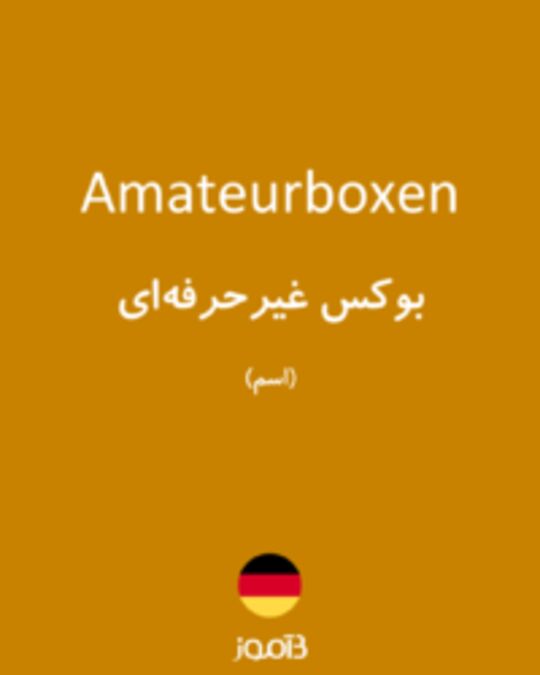  تصویر Amateurboxen - دیکشنری انگلیسی بیاموز
