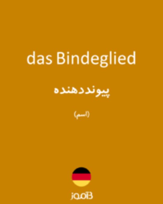  تصویر das Bindeglied - دیکشنری انگلیسی بیاموز