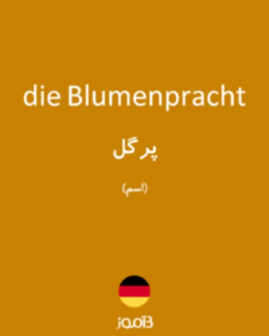  تصویر die Blumenpracht - دیکشنری انگلیسی بیاموز