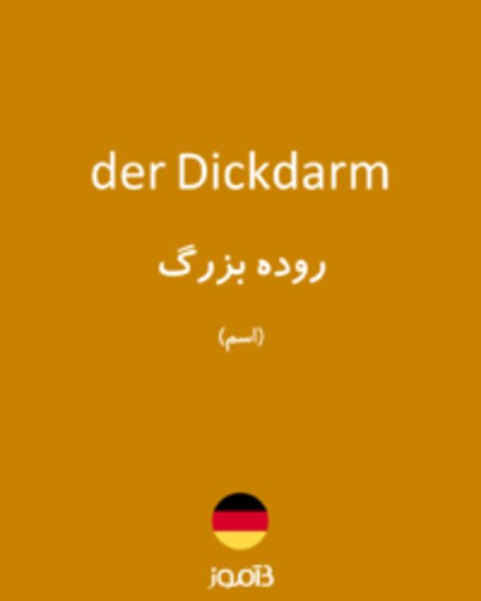  تصویر der Dickdarm - دیکشنری انگلیسی بیاموز