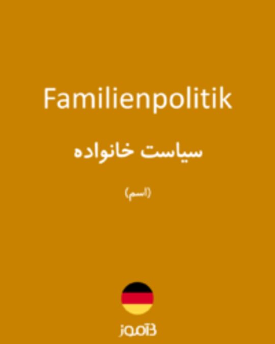  تصویر Familienpolitik - دیکشنری انگلیسی بیاموز