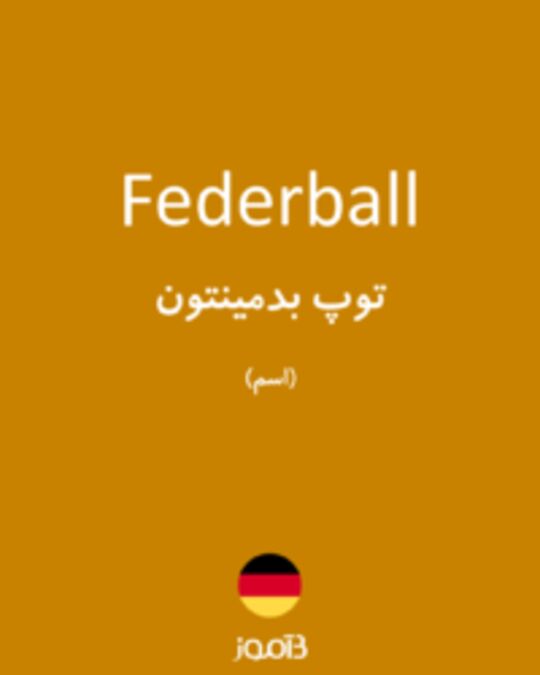  تصویر Federball - دیکشنری انگلیسی بیاموز