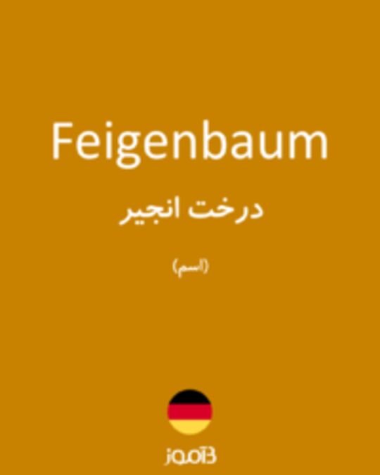  تصویر Feigenbaum - دیکشنری انگلیسی بیاموز