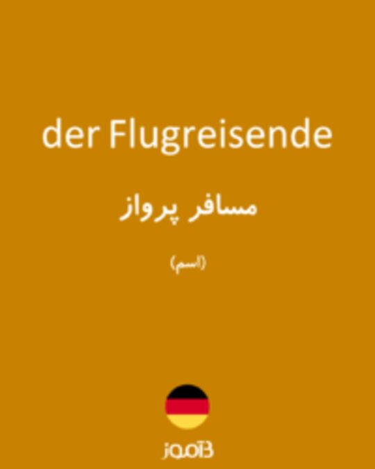  تصویر der Flugreisende - دیکشنری انگلیسی بیاموز