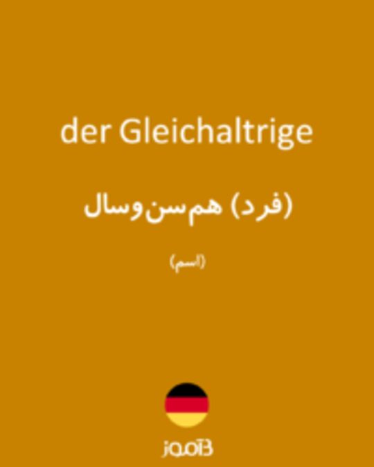  تصویر der Gleichaltrige - دیکشنری انگلیسی بیاموز