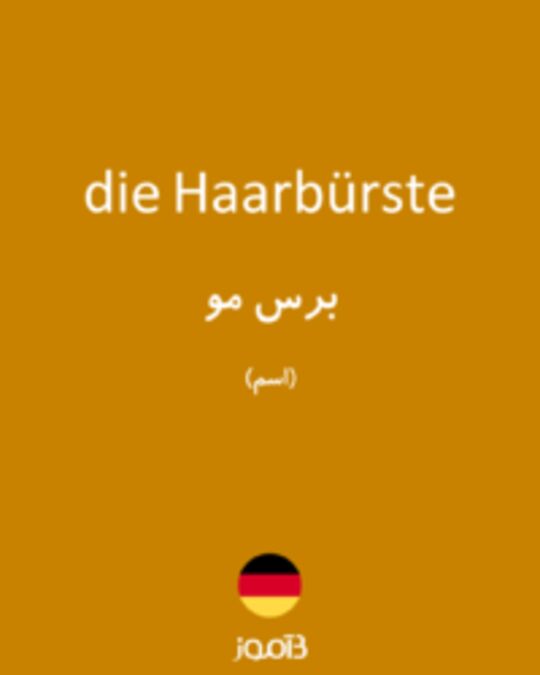  تصویر die Haarbürste - دیکشنری انگلیسی بیاموز