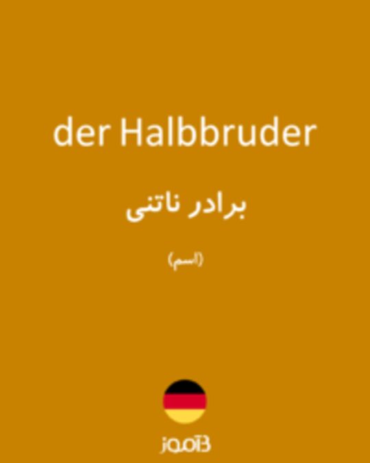  تصویر der Halbbruder - دیکشنری انگلیسی بیاموز