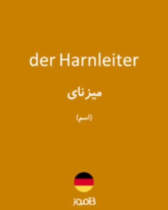  تصویر der Harnleiter - دیکشنری انگلیسی بیاموز