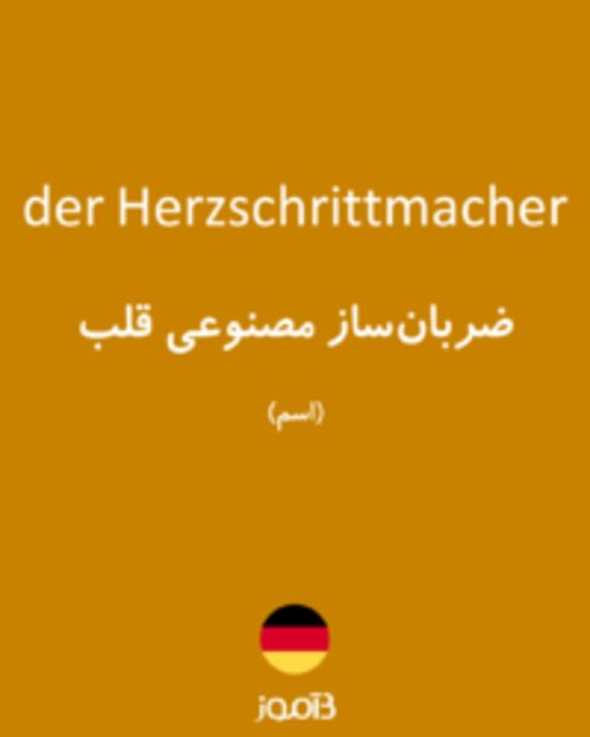  تصویر der Herzschrittmacher - دیکشنری انگلیسی بیاموز