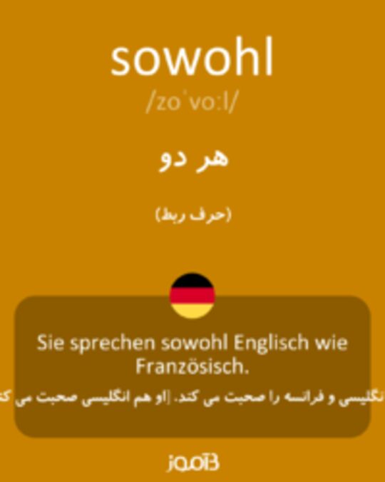  تصویر sowohl - دیکشنری انگلیسی بیاموز