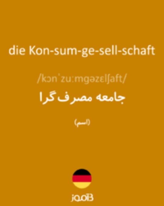  تصویر die Kon­sum­ge­sell­schaft - دیکشنری انگلیسی بیاموز