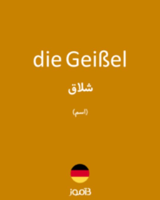  تصویر die Geißel - دیکشنری انگلیسی بیاموز