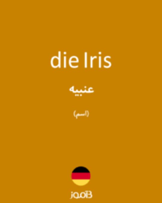  تصویر die Iris - دیکشنری انگلیسی بیاموز