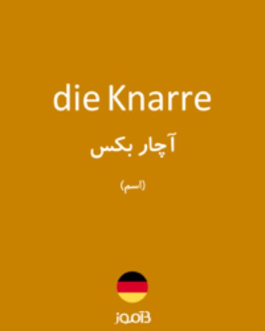  تصویر die Knarre - دیکشنری انگلیسی بیاموز