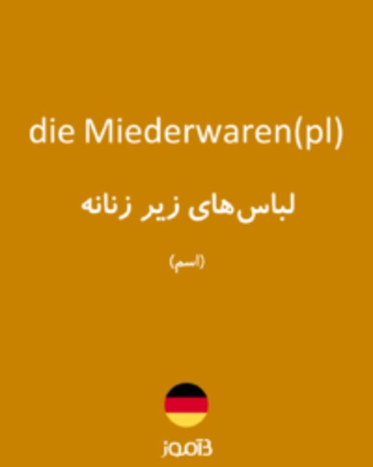  تصویر die Miederwaren(pl) - دیکشنری انگلیسی بیاموز