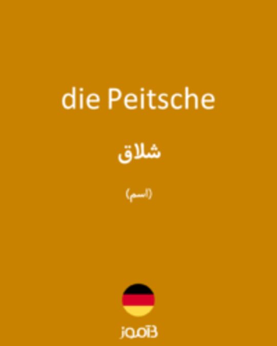  تصویر die Peitsche - دیکشنری انگلیسی بیاموز