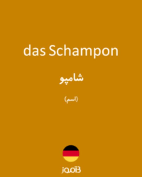  تصویر das Schampon - دیکشنری انگلیسی بیاموز