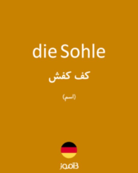  تصویر die Sohle - دیکشنری انگلیسی بیاموز