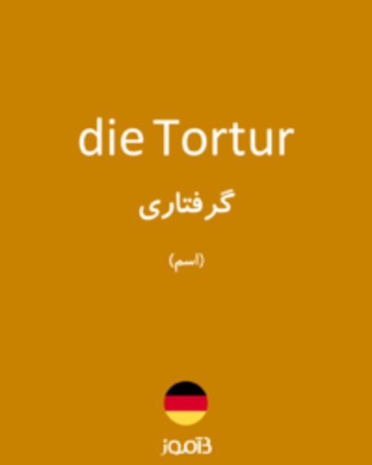  تصویر die Tortur - دیکشنری انگلیسی بیاموز