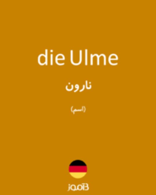  تصویر die Ulme - دیکشنری انگلیسی بیاموز