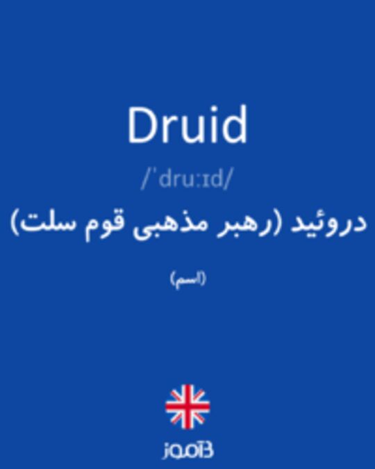  تصویر Druid - دیکشنری انگلیسی بیاموز