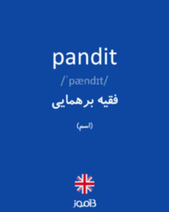  تصویر pandit - دیکشنری انگلیسی بیاموز