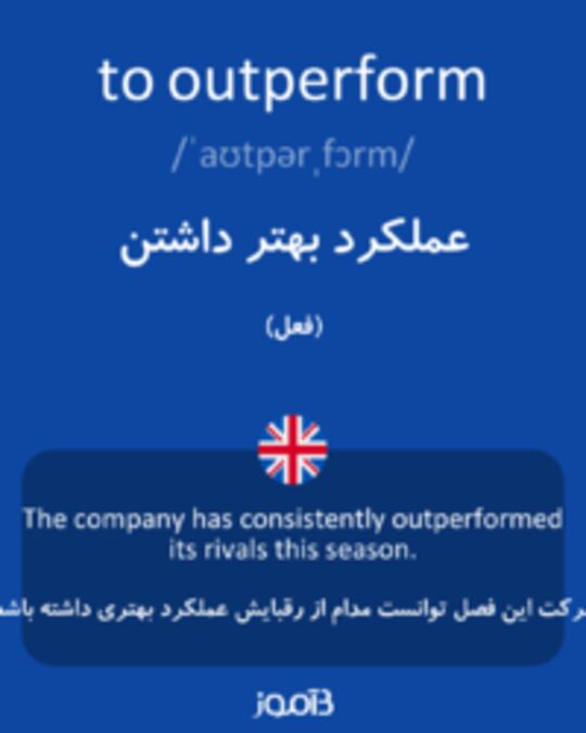  تصویر to outperform - دیکشنری انگلیسی بیاموز