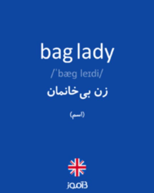  تصویر bag lady - دیکشنری انگلیسی بیاموز