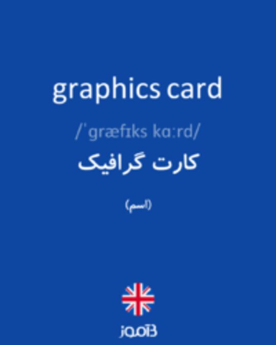  تصویر graphics card - دیکشنری انگلیسی بیاموز