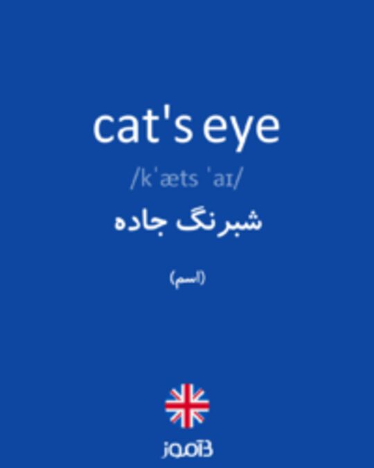  تصویر cat's eye - دیکشنری انگلیسی بیاموز