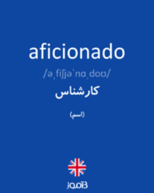  تصویر aficionado - دیکشنری انگلیسی بیاموز