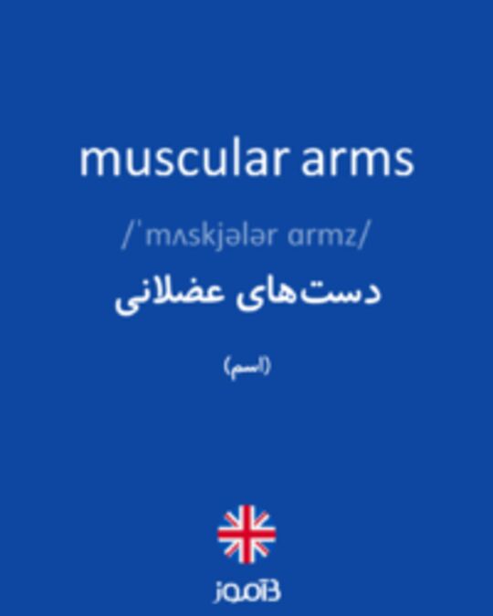  تصویر muscular arms - دیکشنری انگلیسی بیاموز