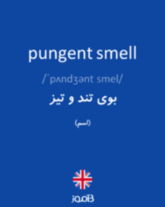  تصویر pungent smell - دیکشنری انگلیسی بیاموز