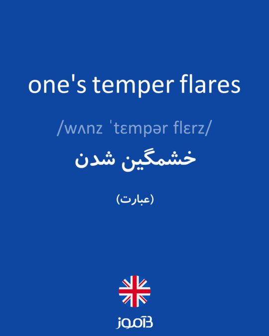  One s Temper Flares 