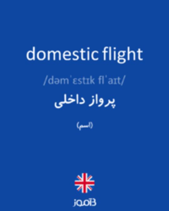  تصویر domestic flight - دیکشنری انگلیسی بیاموز