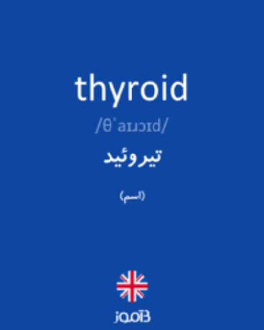  تصویر thyroid - دیکشنری انگلیسی بیاموز