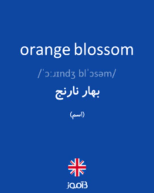  تصویر orange blossom - دیکشنری انگلیسی بیاموز