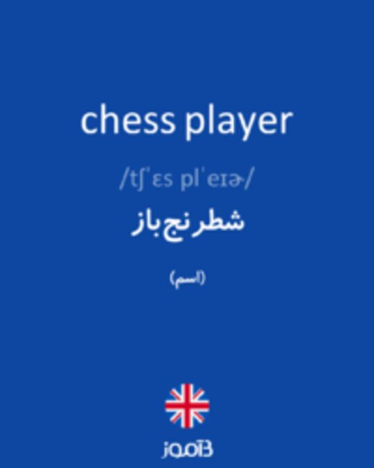  تصویر chess player - دیکشنری انگلیسی بیاموز