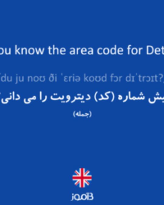  تصویر Do you know the area code for Detroit? - دیکشنری انگلیسی بیاموز