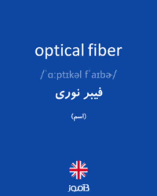  تصویر optical fiber - دیکشنری انگلیسی بیاموز