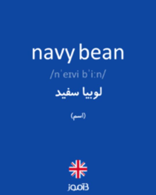  تصویر navy bean - دیکشنری انگلیسی بیاموز