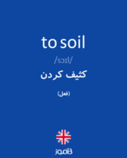  تصویر to soil - دیکشنری انگلیسی بیاموز