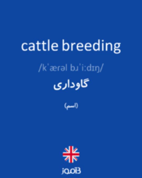  تصویر cattle breeding - دیکشنری انگلیسی بیاموز